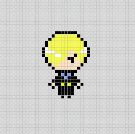 Sanji - One Piece (Anime) Pixel Art Patterns One Piece Anime Pixel Art, Pixel Art Facil, Grille Pixel Art, Pixel Sprites, Pixel Art Minecraft, Image Pixel Art, Pixel Icons, Anime Pixel, One Piece Photos