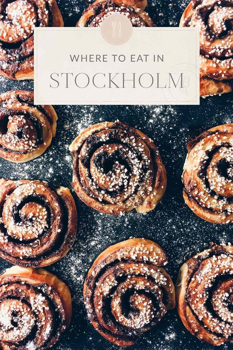 The Ultimate Stockholm Travel Guide • The Blonde Abroad Stockholm Travel Tips, Breakfast Cinnamon Rolls, Scandinavian Vacation, Stockholm Food, Stockholm Restaurant, Sweden Trip, Christmas Morning Recipes, Breakfast Cinnamon, Blonde Abroad