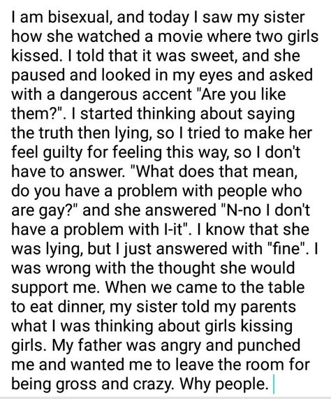 There is a story what happened today 17.07.2021 about how homophobic my family is. Keep safe my kiddos and stay strong, and be happy to know who you are. Types Of Homophobes, Homophobes Be Like, Keep Safe, Deep Down, Know Who You Are, Stay Strong, Why People, What Happened, My Family