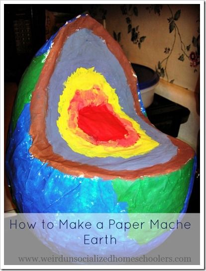 styrofoam ball earth's core - Google Search Paper Mache Earth, Edible Cell, Earth Science Projects, Cool Science Projects, Earth Model, Earth Projects, Science History, Science Projects For Kids, Paper Mache Crafts