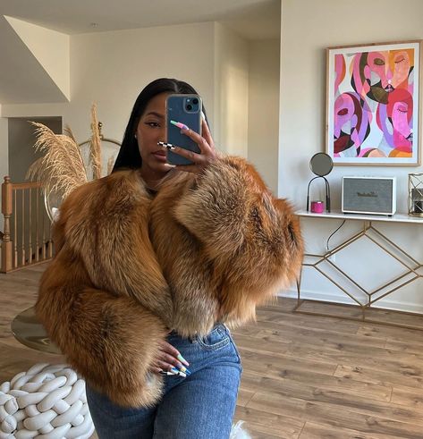 All Posts • Instagram Boujee Winter Outfits, Haute Mess, Fur Coat Outfit, Winter Fashion Outfits Casual, Sophisticated Outfits, Fur Fashion, Baddie Outfits Casual, Red Fox, Cute Simple Outfits