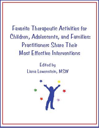 Family Therapy Activities, Therapy Decor, Play Therapy Activities, Adolescent Therapy, Counseling Techniques, Therapy Activity, Play Therapy Techniques, Recreation Therapy, Adolescent Health