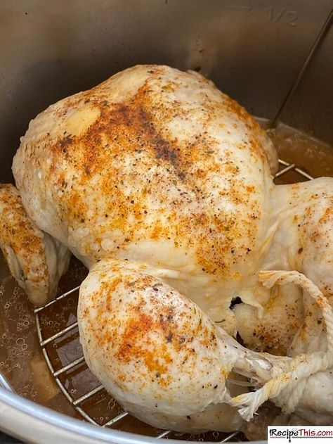 How Long To Cook Whole Chicken In Instant Pot? Instant Pot Whole Chicken Recipes, Whole Chicken Instant Pot Recipes, Instapot Whole Chicken, Ip Whole Chicken, Instant Pot Whole Chicken, Whole Chicken Instant Pot, Cooking A Whole Chicken In The Instapot, How Long To Cook Chicken In Instant Pot, Pressure Cook Whole Chicken Instant Pot