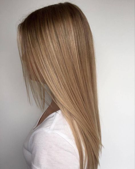 Tmavý Blond, Root Stretch, Summer Blonde Hair, Kadeřnické Trendy, Vlasové Trendy, Dirty Blonde Hair, Honey Blonde Hair, Brown Hair Balayage, Dark Blonde Hair