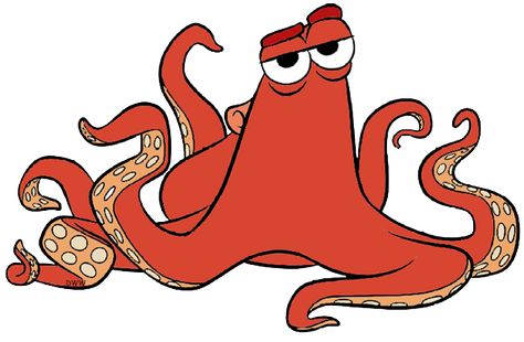 Finding Dory Clip Art Images | Disney Clip Art Galore Finding Nemo Octopus, Finding Dory Octopus, Hank Finding Dory, Dory Drawing, Disney Clip Art, Finding Nemo Coloring Pages, Finding Nemo Characters, Nemo Coloring Pages, Baby Dory