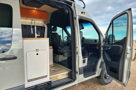 9 Ford Transit Van Conversion Examples & Prices - Contravans Ford Transit Van Conversion, Transit Van Conversion, Transit Camper Van, Ford Transit Camper, Transit Van, Transit Camper, Single Beds, Mobile Business, Campervan Conversions