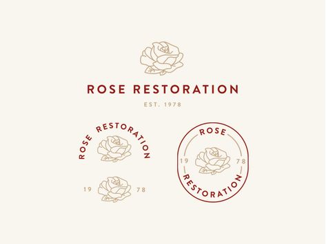 Latest Graphic Design Trends, Rose Logo, Timeless Logo, Florist Logo, Identity Design Inspiration, Floral Logo Design, Inspiration Logo Design, Logo Design Feminine, Typo Logo