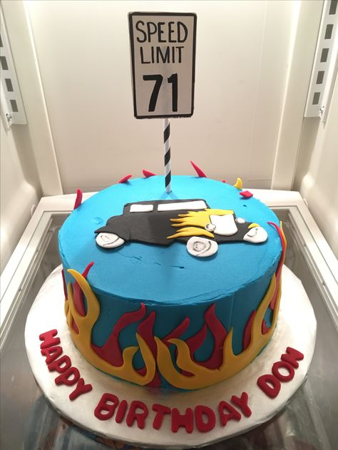 Hot Rod Birthday Cake Hot Rod Cakes Birthday, Hot Rod Cake Ideas, Hot Rod Birthday Cake, 48th Birthday Cake, 2 Fast Birthday Cake, Hot Rod Birthday Party, Birthday Party Ideas For Women, 80 Cake, Party Ideas For Women