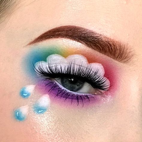 Please tag @sugarpill & @shrinkle 💖 Insp Crazy Eye Makeup, Bright Eye Makeup, Sugarpill Cosmetics, Special Makeup, Pride Makeup, Rainbow Makeup, Beautiful Eye Makeup, Makeup Eye Looks, Creative Eye Makeup