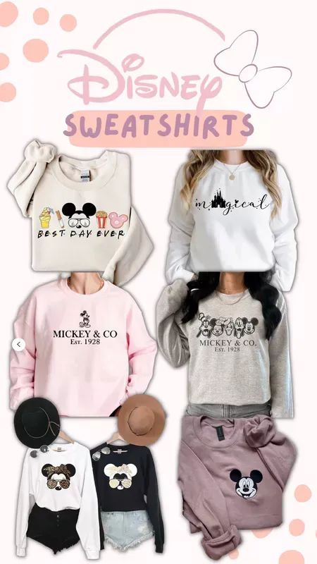 Disney Outfits Winter Women, Disney Sweatshirts Women, Disney Adult Outfits, Adult Disney Outfits For Women, Disney Outfits Women Winter, Cute Disney Outfits For Women, Disney Outfits Winter, Casual Elegant Outfits, Mickey Sweatshirt