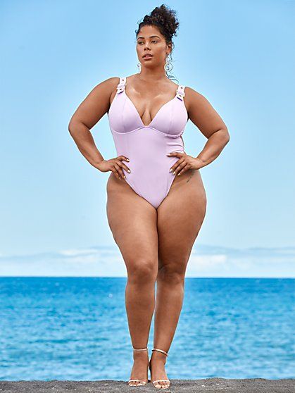 The Tabria Majors x FTF collaboration for Women | Fashion To Figure Carport Ideas, Fashion To Figure, Cute Swimsuits, Swim Fashion, One Piece Swim, Band Workout, Plus Size Swimwear, Beautiful Woman, String Bikinis