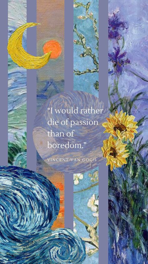 #vangogh #fyp #quotes Van Gogh Wallpaper, Van Gogh Quotes, Van Gogh Art, Cool Wallpapers Art, Dreamy Art, I Wallpaper, Scenery Wallpaper, Aesthetic Iphone Wallpaper, Vincent Van Gogh