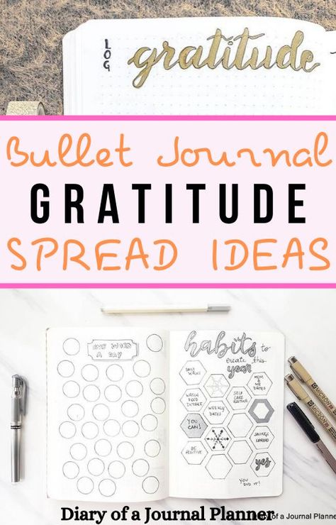 Gratitude Journal Ideas, Ideas For Bullet Journal, Gratitude Ideas, Diy Weekly Planner, Journal Log, Letter Of Gratitude, Bullet Journal For Beginners, Journal Gratitude, Journal Questions