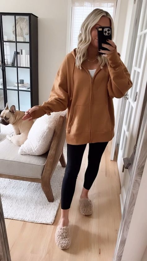 Women's Oversized Zip-Up Hoodie - … curated on LTK Oversized Zipper Hoodie Outfit, Oversized Zip Up Outfit, Oversized Zip Hoodie Outfit, Full Zip Hoodie Outfit, Oversized Zip Up Hoodie Outfit, Fleece Hoodie Outfit, Zip Up Hoodie Outfit, Zip Hoodie Outfit, Hoodie Outfit Casual