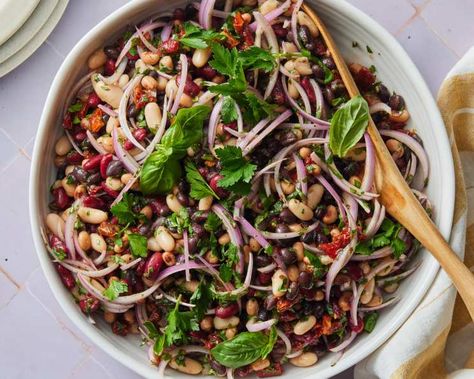 Sun Dry Tomatoes, 3 Bean Salad, Tomatoes Salad, Bean Salads, Bean Salad Recipe, Cooking Light Magazine, White Kidney Beans, Bean Salad Recipes, Red Kidney Bean