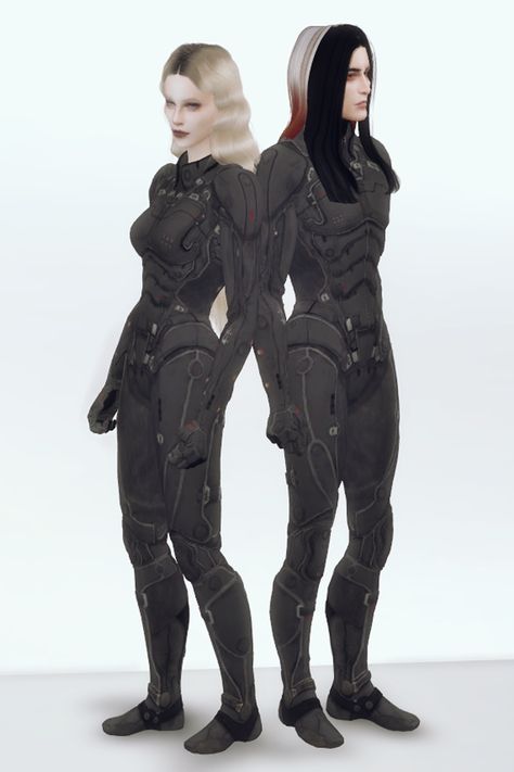 Sims 4 Armor, Sims 4 Medieval, Alien Suit, Sci Fi Outfits, Villain Clothing, Video Game Outfits, Ts4 Mods, Sci Fi Clothing, Sims 4 Cc Eyes