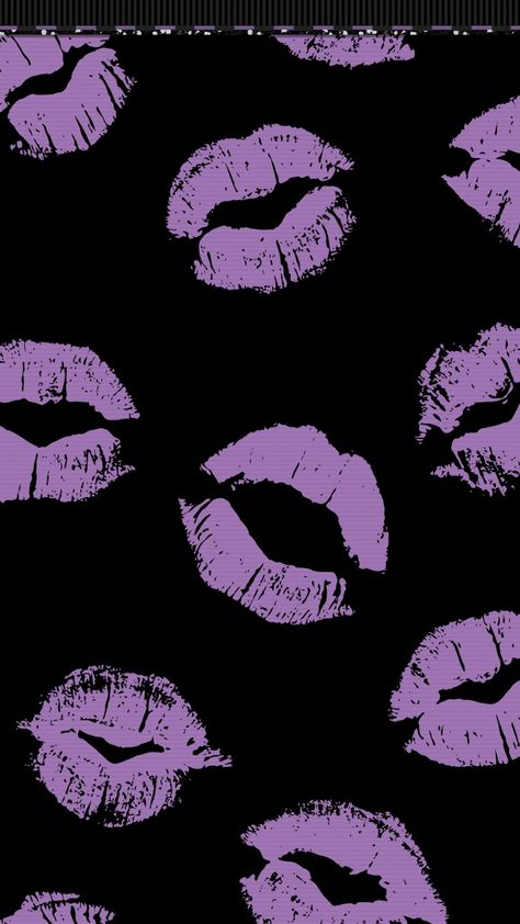 TEE'S ISCREEN CREATIONS Burberry Wallpaper, Lip Background, Lips Wallpaper, Purple Mustang, Kissy Lips, Wallpaper S, Black And Purple Wallpaper, Iphone 6 Plus Wallpaper, Animal Print Background