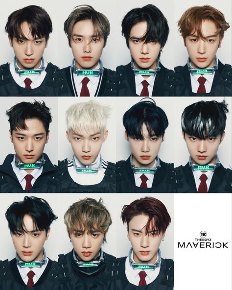 The Boyz 3rd Single Album [MAVERICK] DOOM Version Poster #theboyz #더보이즈 The Boyz Maverick, Milly Rock, K Pop Star, The Boyz, Kpop Guys, Kpop Boy, Suit And Tie, Gym Outfit, Pop Group