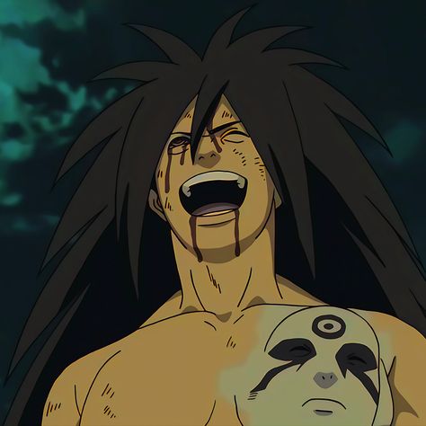 Madara Uchiha Pfp Manga, Madara Uchiha Laughing, Sasuke Evil Smile, Madara Smile, Madara Laugh, Madara Uchiha Pfp, Madara Pfp, Selfie Ideas Poses Faces Snapchat, Naruto Smile