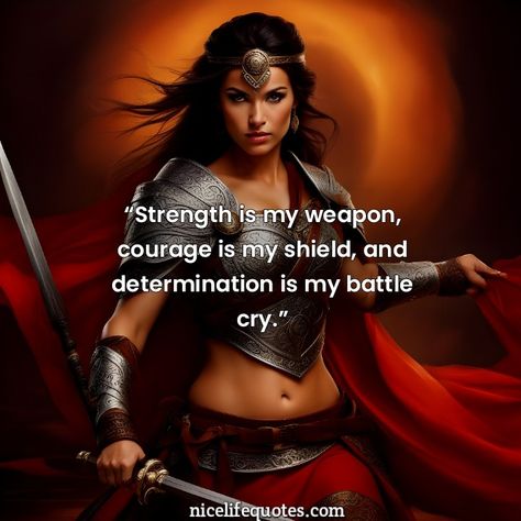 Boost your spirit with our collection of inspiring Warrior Woman quotes images. Get empowered and feed your warrior soul today! Warrior Quotes Women, Warrior Quotes Women Strength, She Is A Warrior Quotes, Warrior Woman Quotes, Warrioress Quotes, Warrior Queen Quotes, Shes A Warrior Quotes Strength, Women Warriors, Heart Warrior Quotes