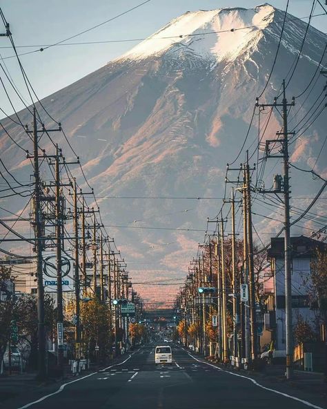 Mount Fuji Japan, Sci Fi Landscape, Lightroom Classic, Mt Fuji, Small Village, Mount Fuji, Japan Photo, Adobe Lightroom, Dark Fantasy Art