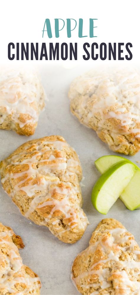 These apple cinnamon scones are made with a basic buttermilk scone base so the texture is supremely tender. #apple #cinnamon #scones Apple Cinnamon Scones Recipe, Buttermilk Scone, Cinnamon Scone, Apple Cinnamon Scones, Cinnamon Scones Recipe, Apple Scones, Mini Scones, Cinnamon Scones, Hp Sauce