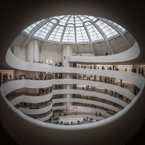 Guggenheim Museum (@Guggenheim) | Twitter Frank Lloyd Wright Guggenheim, Guggenheim Museum New York, Architecture Design Studio, Museums In Nyc, Frank Lloyd Wright Design, 70s Interior, New York Architecture, Apartment Makeover, Architecture Design Drawing