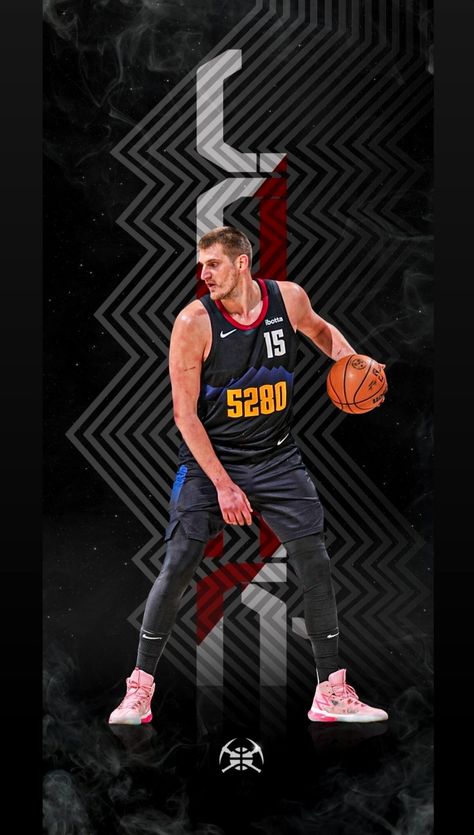 Nba Wallpaper, Basketball Stuff, Nikola Jokic, Nba Wallpapers, Basketball Wallpaper, Denver Nuggets, National Basketball Association, Denver, Nba