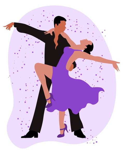 Ballroom Dancing Drawing, Quickstep Dance, Dancing Sketch, Salsa Dancing Outfit, Dance Posters, Dancing Drawing, Wedding Couple Cartoon, Shading Drawing, Creative School Project Ideas