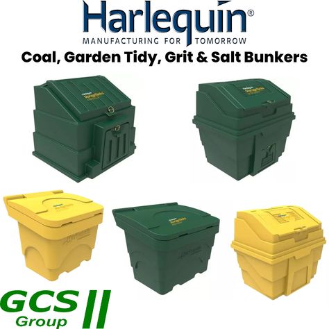 Coal Bunkers | Garden Tidy Bunkers | Grit & Salt Bunker Storage
The Harlequin range of ‘Bunker Storage’ products are best suited to store
away coal, salt, tools or other household items anywhere outside the
house, in the garden or garage. They are available in
3 varieties - Coal Bunkers, Salt/Grit Bunkers and Garage/Garden
Tidy Bunkers. These are available in a number of sizes and colours.
Contact Tim on 07497557567 for more information.

PRICES START FROM £223.00  + VAT Bunker Storage, Coal Bunker, House In The Garden, Garage Garden, Chrome Car, Storage Products, Storage Tanks, In The Garden, Household Items