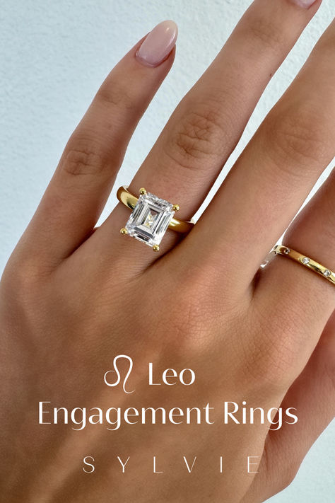 If you’re on the hunt for the perfect diamond engagement ring and you or your partner are a Leo, why not let the zodiac guide your choice? Those born under the Leo sign are known for their love of luxury, boldness, and a penchant for the dramatic. A Leo’s engagement ring should reflect this while fitting the wearer’s style and aesthetic. Discover the perfect engagement ring styles for a Leo in this blog post. Engagement Rings for Leo | Engagement Ring Based On Zodiac Sign | Sylvie Jewelry Leo Sign, The Perfect Engagement Ring, Ring Styles, Classic Engagement, Classic Engagement Rings, Engagement Ring Styles, Perfect Engagement Ring, Diamond Engagement Ring, Zodiac Sign