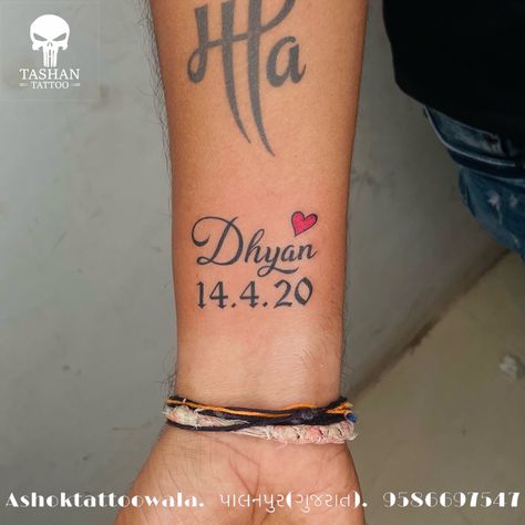 TashanTattoo
AshokTattooWala
S.20. Tirupati plaza
Opp. New bus stand
Near gd modi collage
Palanpur (gujrat)
9586697547
9687533310 Date Small Tattoo, Tattoo Ideas With Daughters Name, Date And Name Tattoo Ideas, Date Name Tattoo, Tattoo Ideas Of Names, Tattoo Ideas With Boyfriend Name, Diamond Name Tattoo, Tattoo Ideas Female Names Design, Niece Name Tattoo Ideas