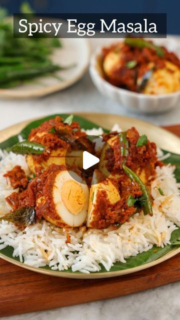 Egg Masala Recipe, Egg Masala, Spicy Eggs, Egg Dishes, Masala Recipe, Egg Dish, Recipe Of The Day, Food Blogger, Egg