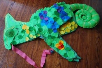 No-Sew Chameleon Costume Diy Chameleon Costume, Chameleon Costume Diy, Lizard Costume Diy, Gecko Costume, Ellie Costume, Chameleon Costume, Lizard Costume, Mixed Up Chameleon, Reptile Party