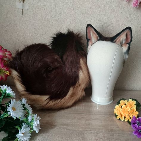 All ears and tails are made of hypoallergenic eco-fur high quality. Ears can be moved along the metal headband as you like. Also, the ears bend along the entire length.There is a loop in the tail. Standard shipping is included in the price! Skulldog Fursuit, Puppy Ears And Tail, Floppy Ear Dog, German Shepherd Ears, Ears And Tail Set, Therian Gear, Faux Fur Ears, Puppy Ears, Impulse Buying