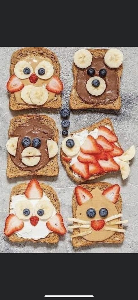 Summer Camp Snacks, Fun Kid Recipes, Aesthetic Breakfast Ideas, Cute Animal Food, Food Pranks, Shopping Activities, Birthday Breakfast Party, Healthy Breakfast For Kids, Halloween Breakfast