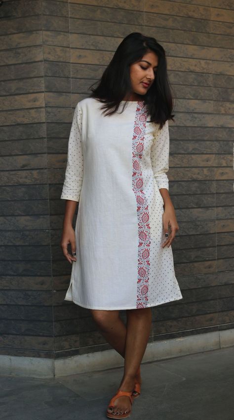 351b33587c5fdd93bd42ef7ac9995a28desc39263163ri White Tunic Dress, Ethiopian Dress, Linen Tunic Dress, Linen Shift Dress, Tunic Designs, Western Dress, Cotton Kurti Designs, Kurta Designs Women, Shift Dresses