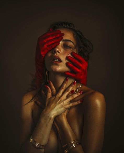 Harris Nukem Photography, Harris Nukem, Red Gloves, Witch House, Fine Art Photography, The Magic, Fashion Blog, Coats For Women, Fashion Photography