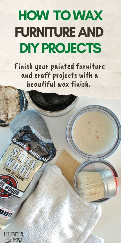 Waxing Chalk Painted Furniture Tips, Furniture Wax How To Use, Minwax Paste Finishing Wax Tutorials, Chalk Paint Wax How To Apply, Wax Finish On Wood, Diy Furniture Wax, Waxing Painted Furniture, Waxing Furniture, Antiquing Furniture