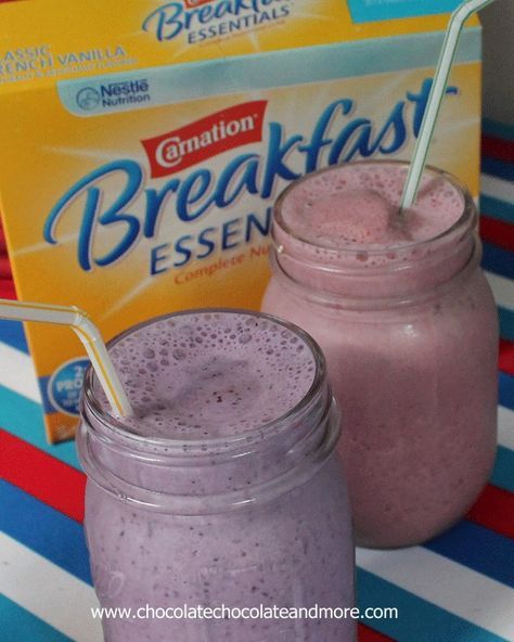 Smoothie Morning, Carnation Instant Breakfast, Breakfast Essentials, Instant Breakfast, Breakfast Smoothie Recipes, Smoothies For Kids, Smoothie Prep, Rough Times, Healthy Breakfast Smoothies