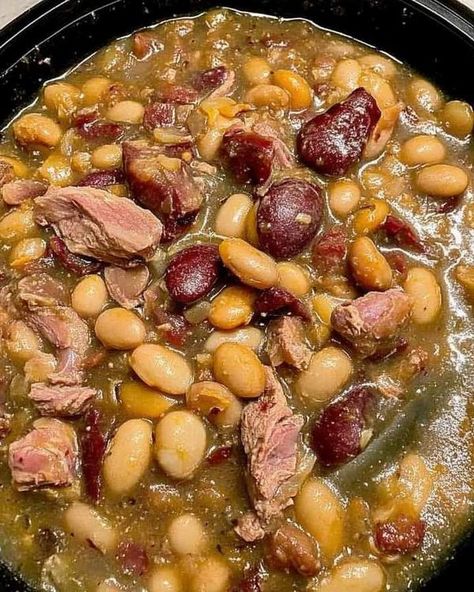 Louisiana Cajun Cooking And Recipes | Lima beans paired with smoked turkey necks create a hearty and flavorful dish that's both comforting and nutritious | Facebook Lima Beans Recipes, Lima Beans With Smoked Turkey, Hobo Beans Recipe, Great Northern Beans Recipe, Smoked Turkey Necks, Cooking Lima Beans, Lima Bean Recipes, Louisiana Food, Louisiana Cajun