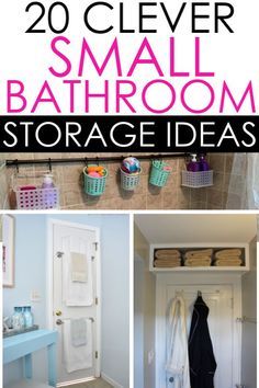 Storage Ideas For Small Bathrooms, Small Bathroom Storage Ideas, Tiny Bathroom Storage, Diy Bathroom Storage Ideas, Bathroom Storage Hacks, Very Small Bathroom, Bathroom Storage Ideas, Ideas For Small Bathrooms, Small Bathroom Diy