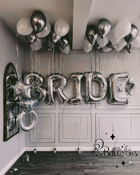 ✨ Celebrate Love in Style! ✨ We had the joy of creating a stunning bridal setup with large foil balloon letters spelling “BRIDE,” gorgeous floor balloons, and elegant ceiling balloons to add a touch of magic to the celebration. 💍 From the heartfelt moments to the unforgettable memories, every detail was designed to make the day truly special. Congratulations to the beautiful bride and cheers to a future filled with love and happiness! 🥂💕 #LondonBridalDecor #LondonWeddingBalloons #LondonBri... White Bride Balloons, Floor Balloons, Bride Balloons, Ceiling Balloons, Balloon Letters, Bride To Be Balloons, Bridal Decorations, White Bride, Love And Happiness