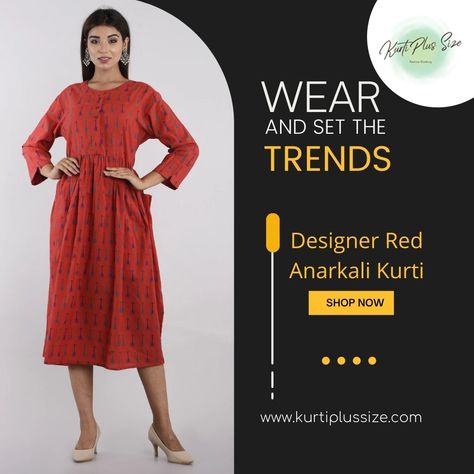 Dress Shop Poster Design, Hoarding Design, Red Anarkali, Printed Kurtis, Digital Advertising Design, Model Man, New Kurti Designs, Gandhi Jayanti, New Kurti