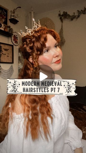 Circlet Hairstyle, Hairstyles With Crown Tiaras, Hobbit Cosplay, Medieval Hairstyles, Queen Costume, March 1, Tiaras And Crowns, The Hobbit, Tiara