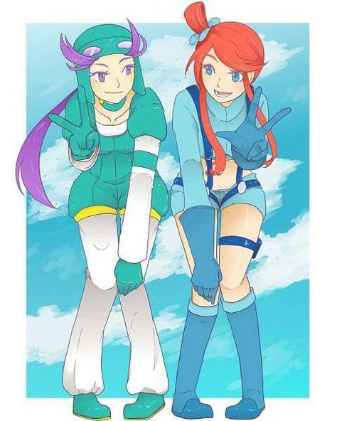 Winona & Skyla Winona Pokemon, Leader Image, Flying Type, Pokémon Characters, Pokemon Gym, Pokemon Anime, Gym Leaders, Pokemon Images, Pokemon Characters