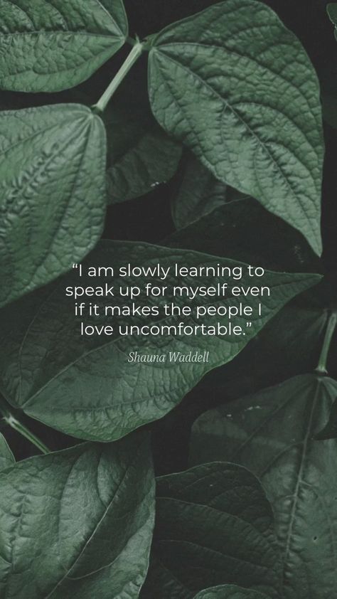 selflove_goddesses on Instagram: “I am slowly learning to speak up for myself even if it makes the people I love uncomfortable.” One of the hardest parts of my people… Change Your Perspective, Old Muscle Cars, Stop Complaining, Feeling Jealous, 10th Quotes, My People, Cs Lewis, Keep Moving Forward, Negative Emotions