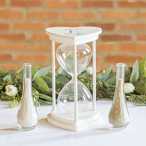 Personalized Unity Sand Ceremony Hourglass Set Ceremonial Wedding, Ring Bearer Pillow Lace, Sand Hourglass, Sand Ceremony Set, Unity Sand Ceremony, How To Dress For A Wedding, Unity Sand, 23 March, Sky Lanterns