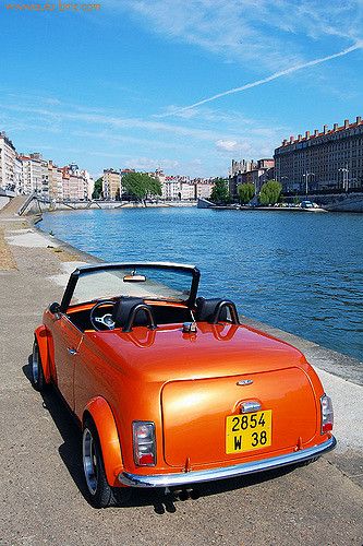 Orange Cars, Mini Roadster, Mini Pickup, Mini Cars For Sale, Go Kart Frame, Mini Morris, Mini Cabrio, Mini Cooper Classic, Mini Ideas