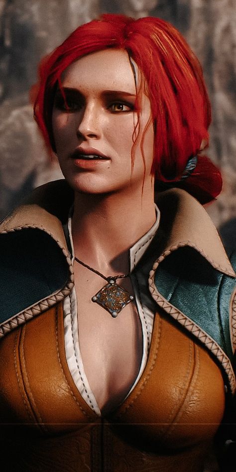 Triss Merigold Witcher 3, Witcher Characters, Witcher Triss, Cd Project, Witcher Geralt, Witcher 2, The Witcher Wild Hunt, Anna Bell, Triss Merigold